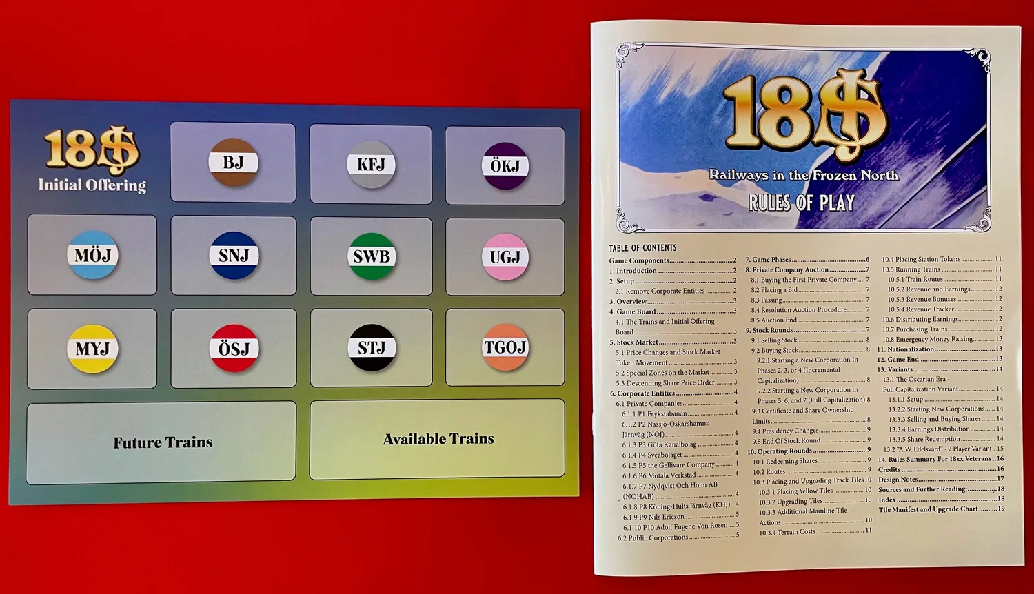 All-Aboard Games 18SJ gioco da tavolo ferroviario Nord