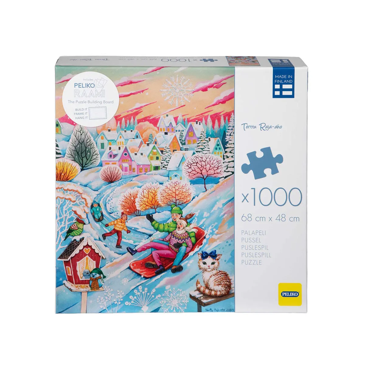 Peliko Terttu Raja-aho Talven iloja puzzle 1000 pezzi invernale