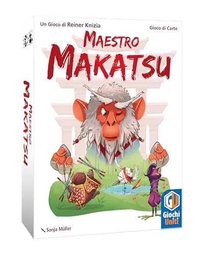 Giochi Uniti Maestro Makatsu Gioco di carte ITA 2-6 giocatori