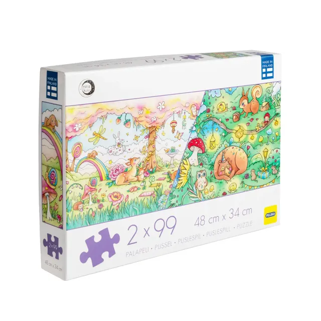 Peliko Nina Kuu puzzle 2x99 pezzi fiaba bambini