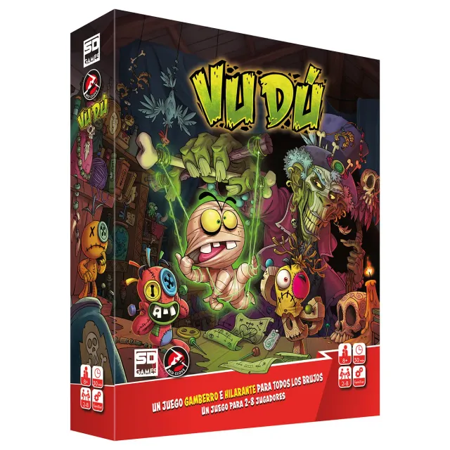 SD Games Vudú party game carte e dadi con bambola