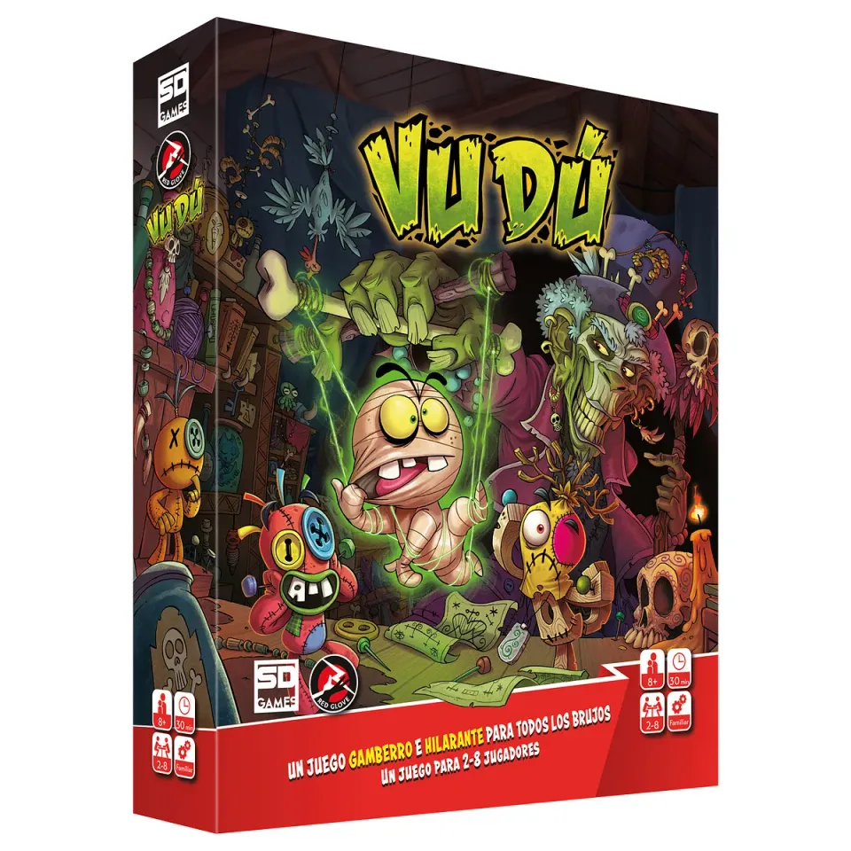 SD Games Vudú party game carte e dadi con bambola