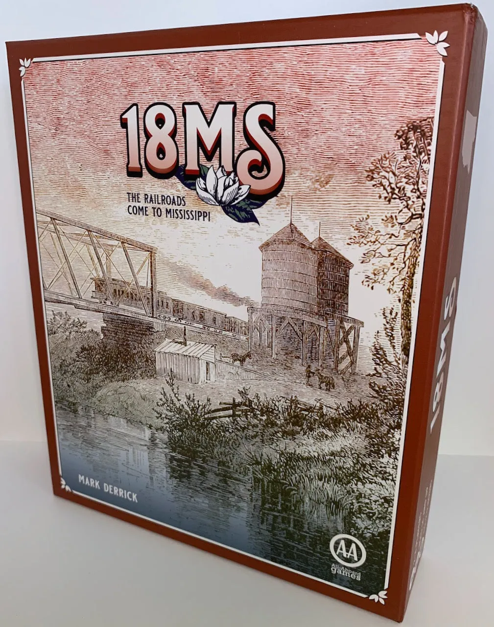 All-Aboard Games 18MS gioco da tavolo ferroviario Mississippi