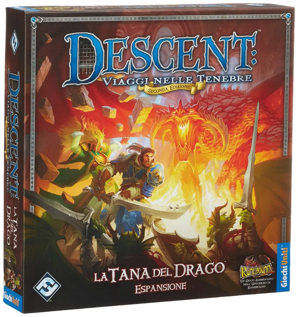Giochi Uniti Descent La Tana del Drago espansione 2-5 giocatori