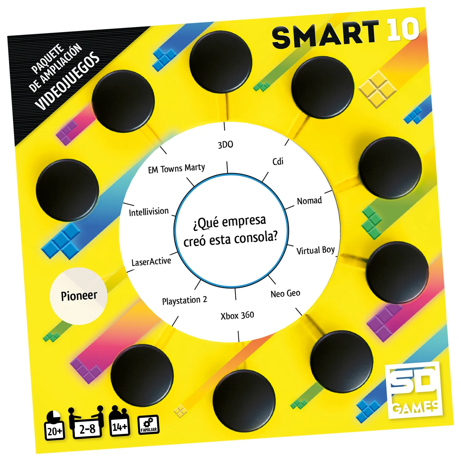 SD Games Smart 10 Videogiochi espansione 50 carte