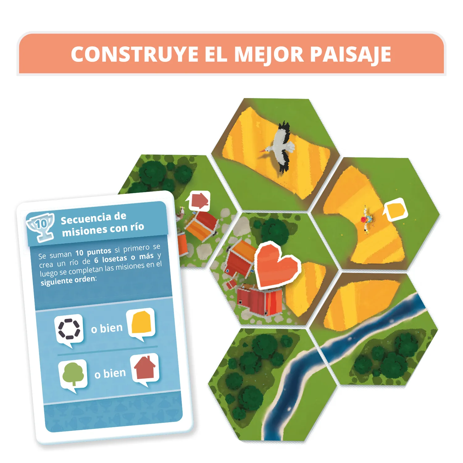 SD Games Dorfromantik Equipaje de Mano gioco puzzle portatile
