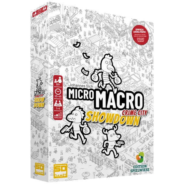 SD Games MicroMacro Showdown gioco investigativo 16 casi