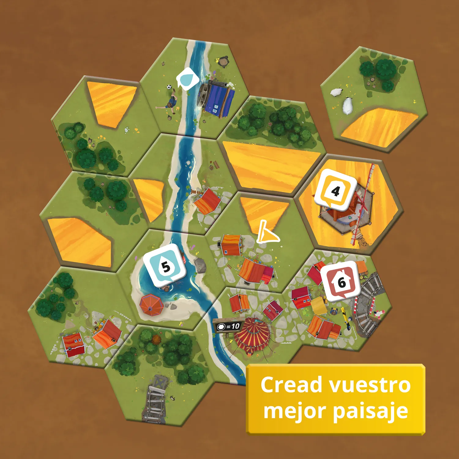 SD Games Dorfromantik gioco da tavolo cooperativo
