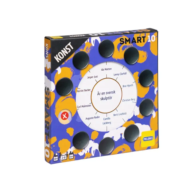 Peliko SMART10 Konst carte quiz arte svedese
