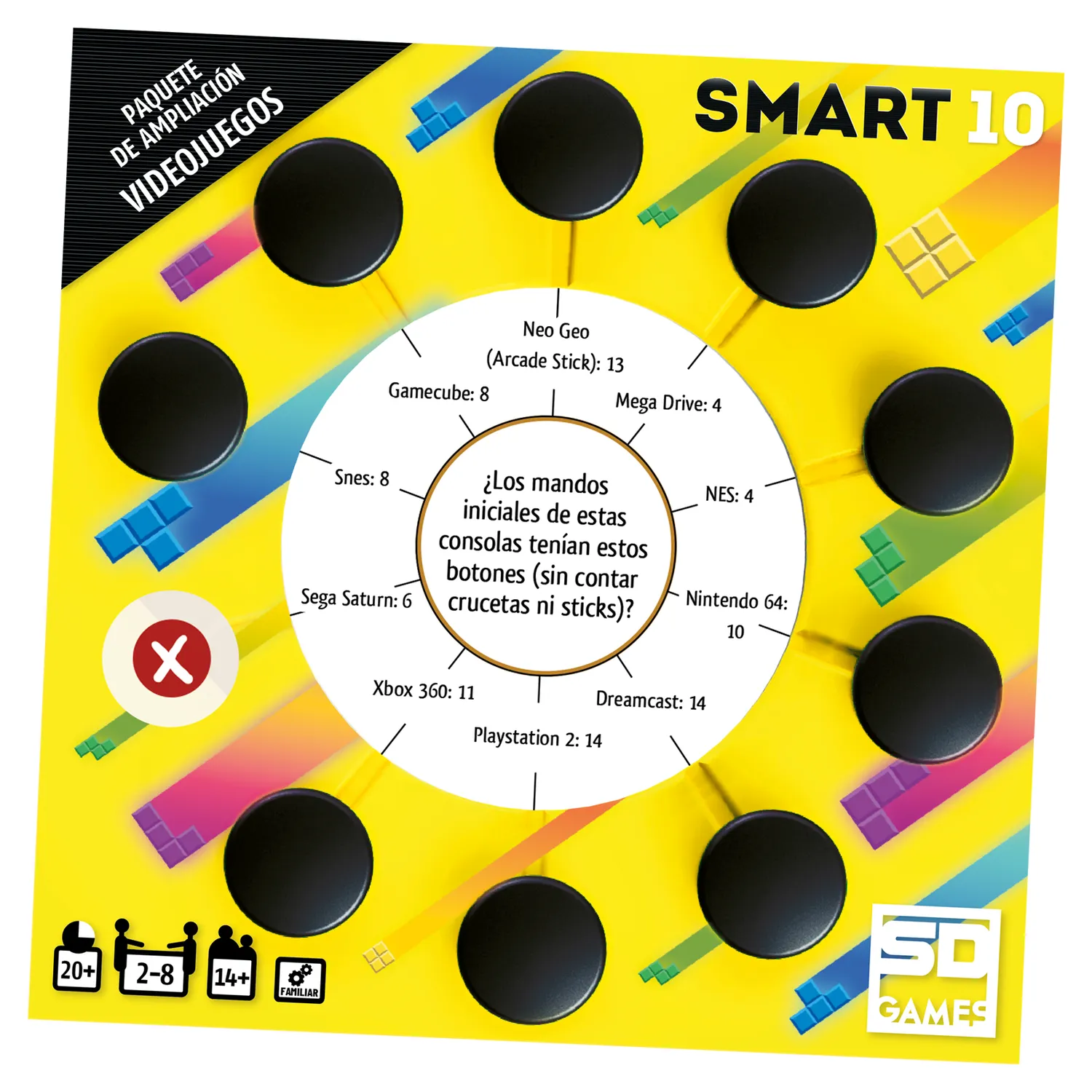 SD Games Smart 10 Videogiochi espansione 50 carte
