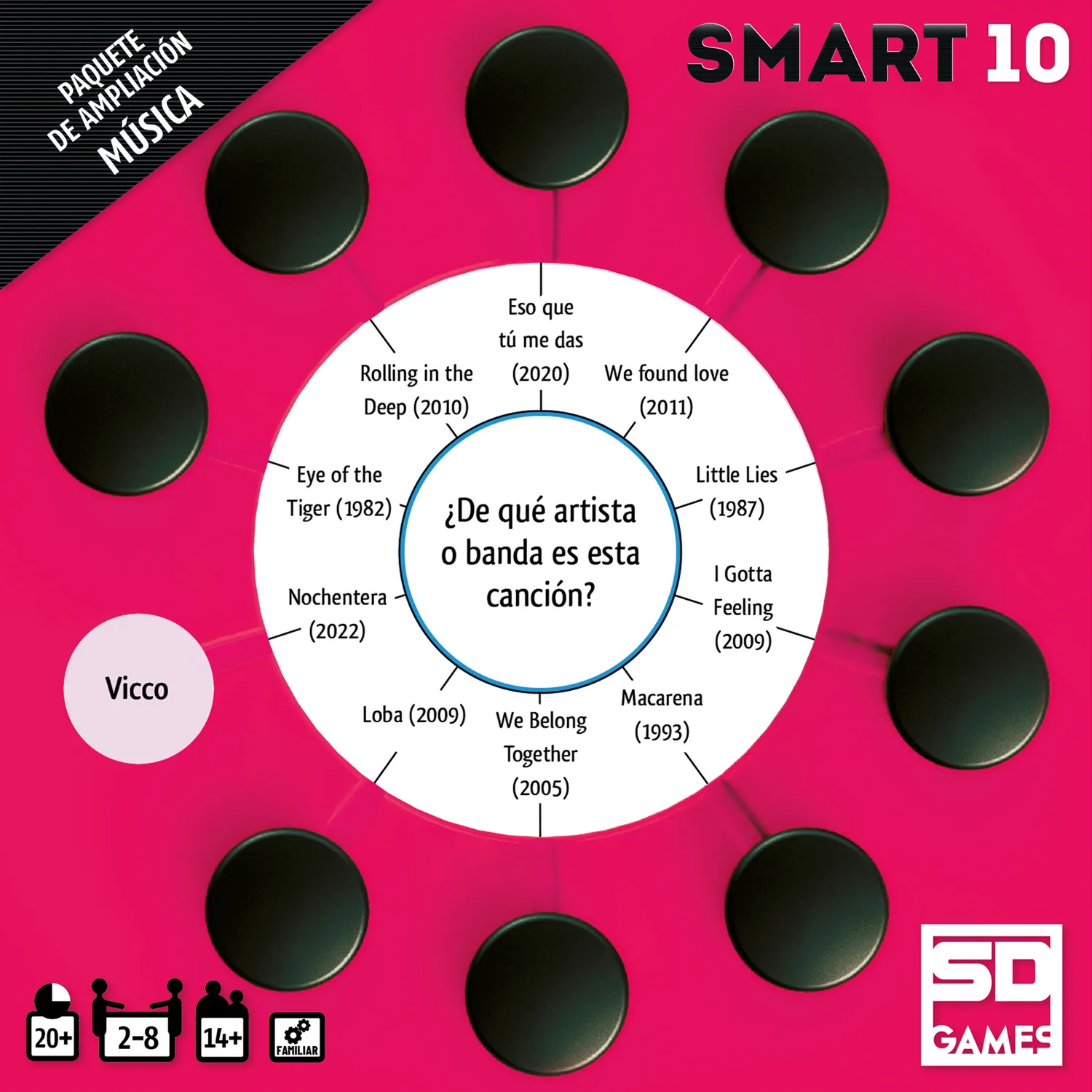 SD Games Smart 10 Musica espansione quiz 50 carte