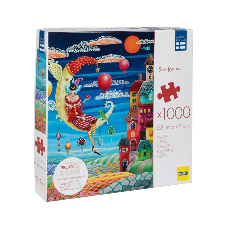 Peliko Uneton Klovni puzzle 1000 pezzi con base 68x48 cm