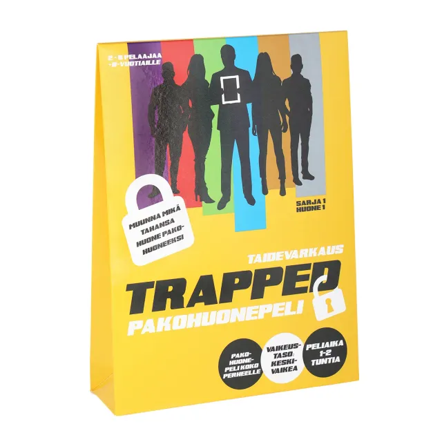 Peliko Trapped Taidevarkaus escape room scatola