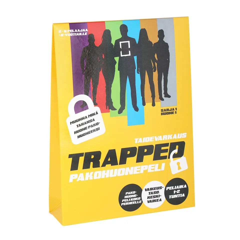 Peliko Trapped Taidevarkaus escape room scatola