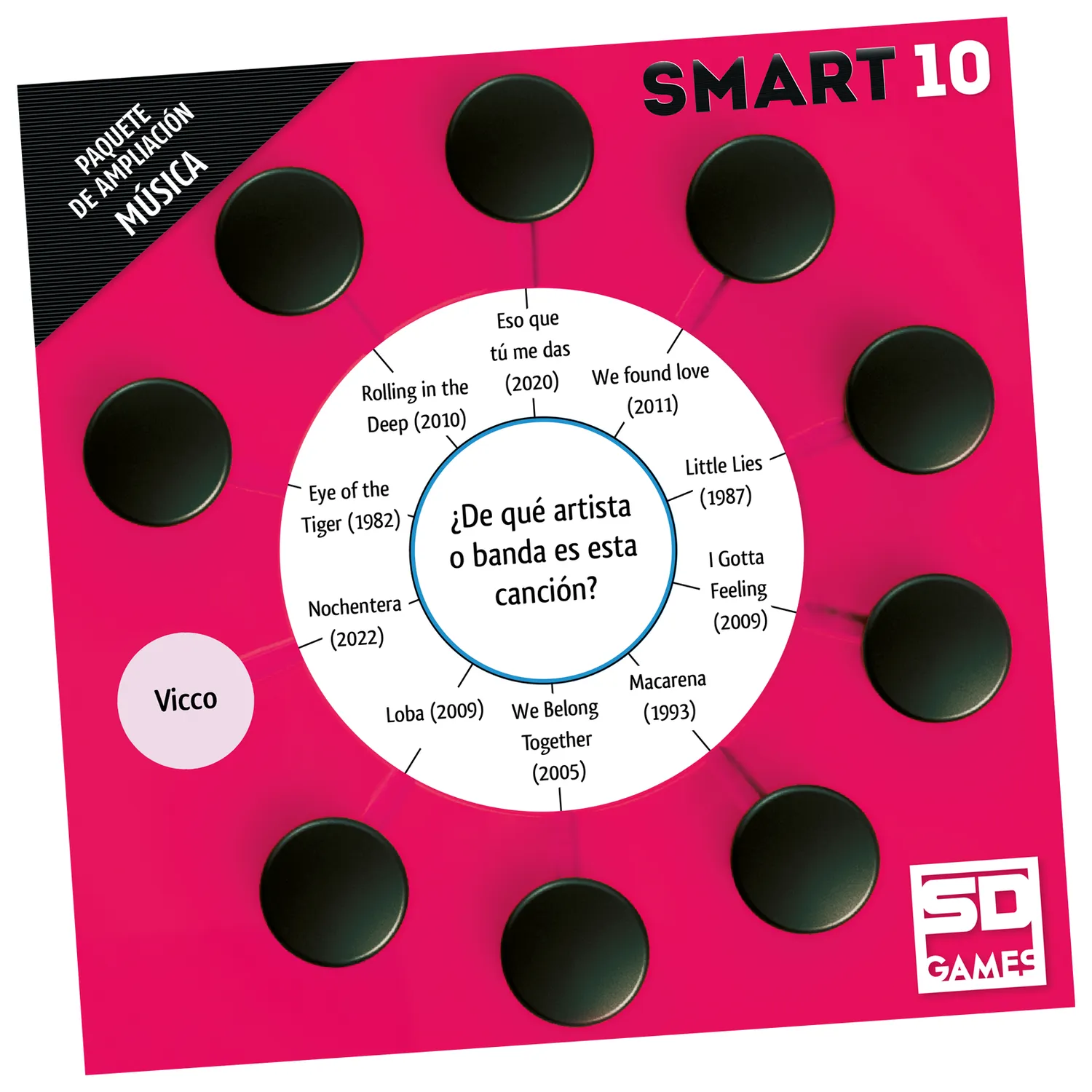 SD Games Smart 10 Musica espansione quiz 50 carte