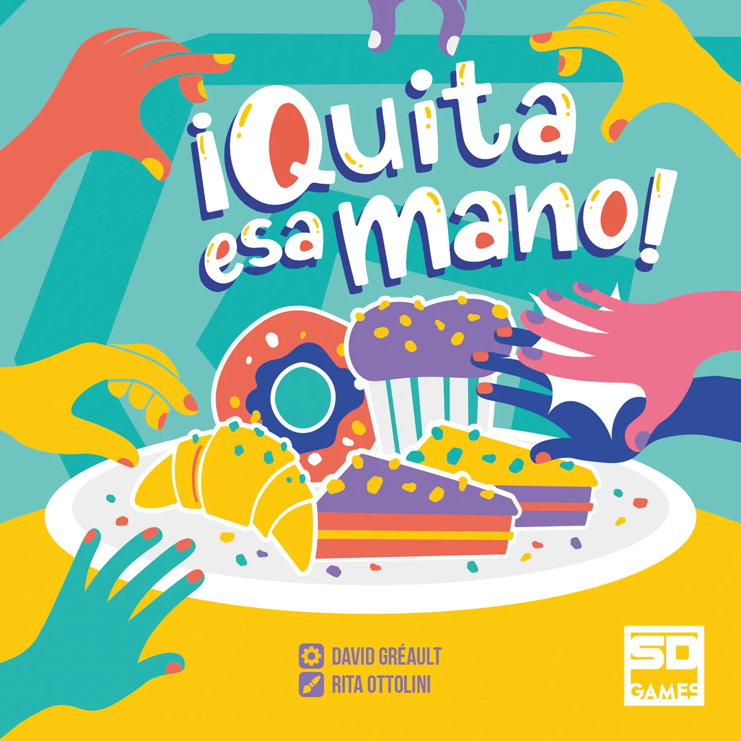 SD Games Quita esa mano gioco velocità party con dadi e restrizioni