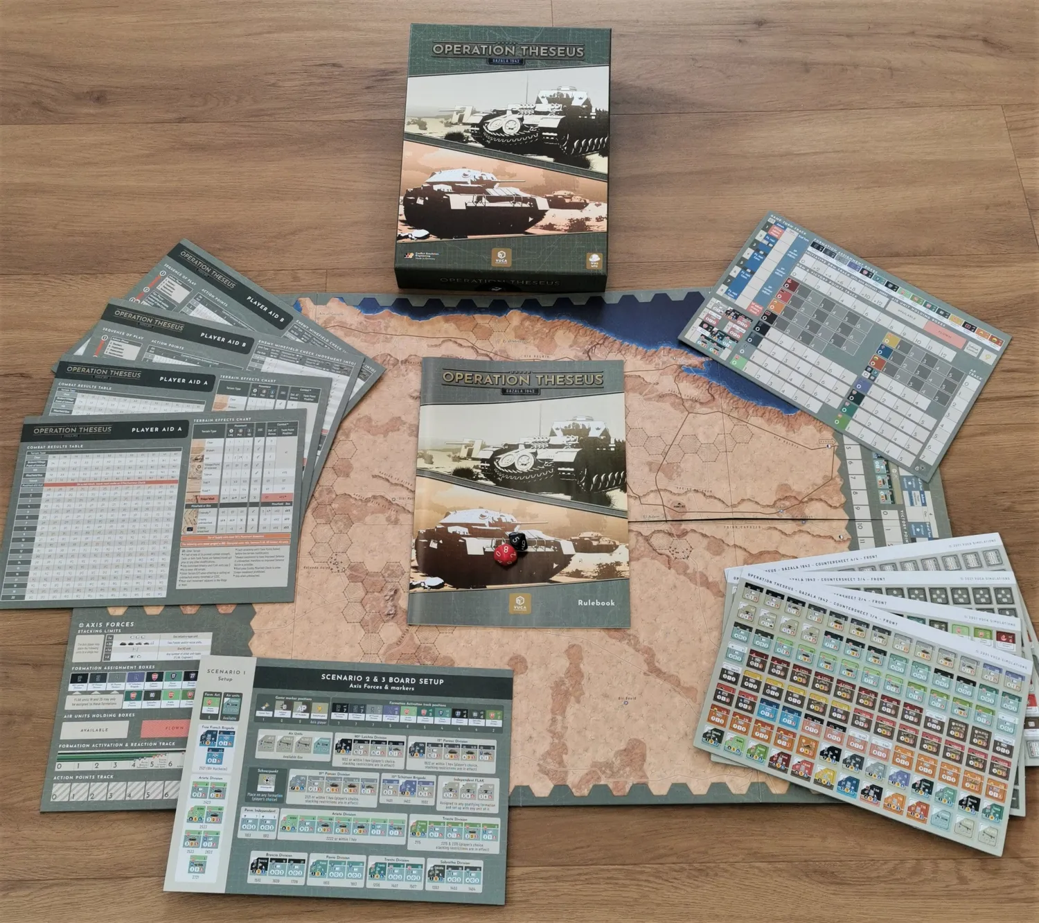 VUCA Simulations Operation Theseus wargame Gazala 1942