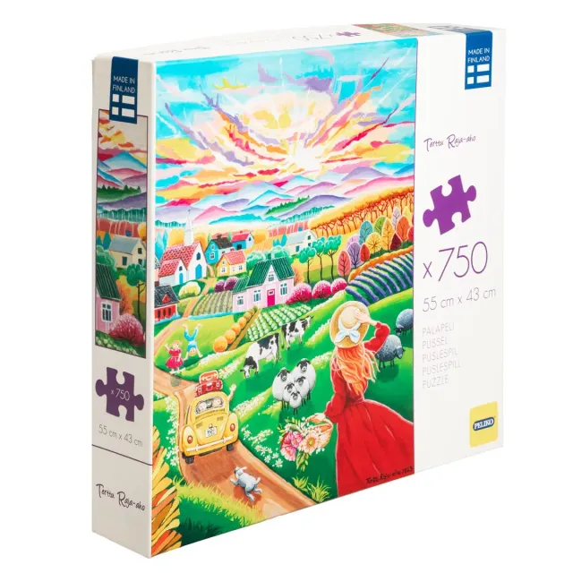 Peliko Terttu Raja-aho Kotiinpaluu puzzle 750 pezzi colorato
