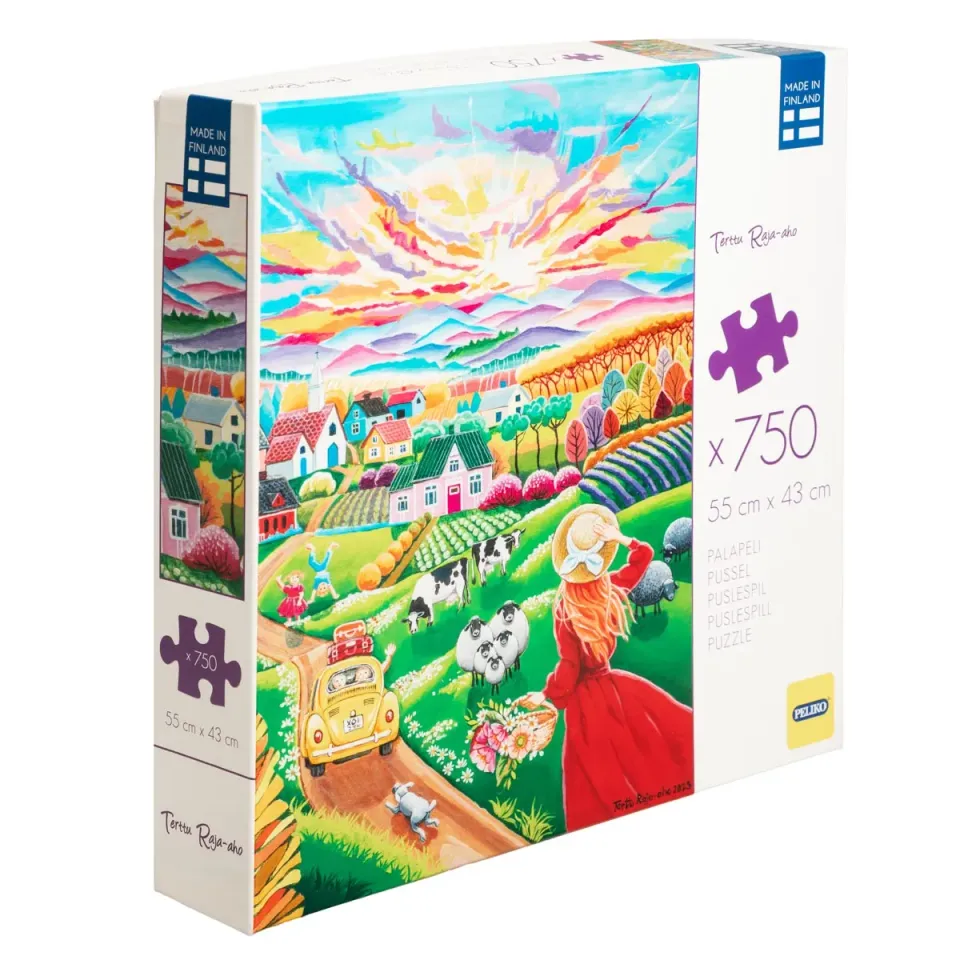 Peliko Terttu Raja-aho Kotiinpaluu puzzle 750 pezzi colorato