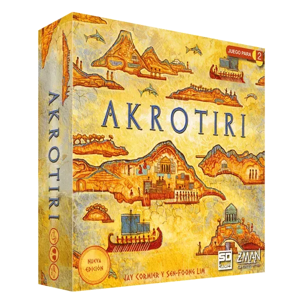 SD Games Akrotiri gioco tavolo mappe esplorazione 2 giocatori