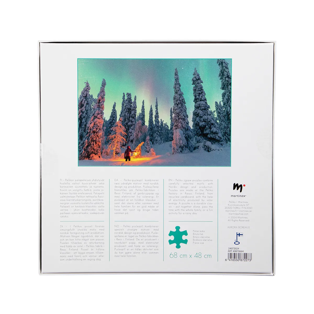 Peliko Revontulet puzzle 1000 pezzi aurora boreale