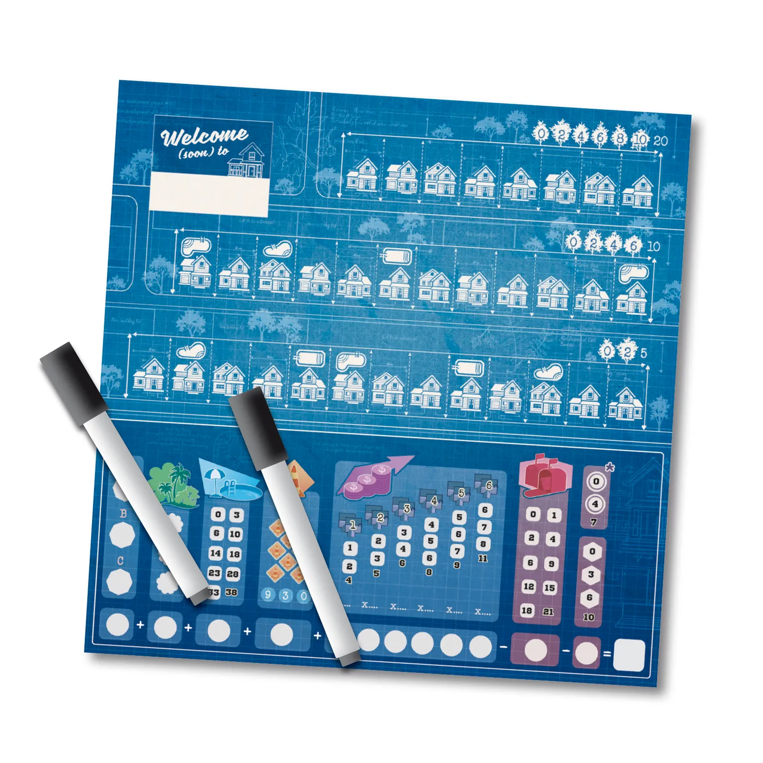 SD Games Welcome Seconda Edizione gioco flip and write