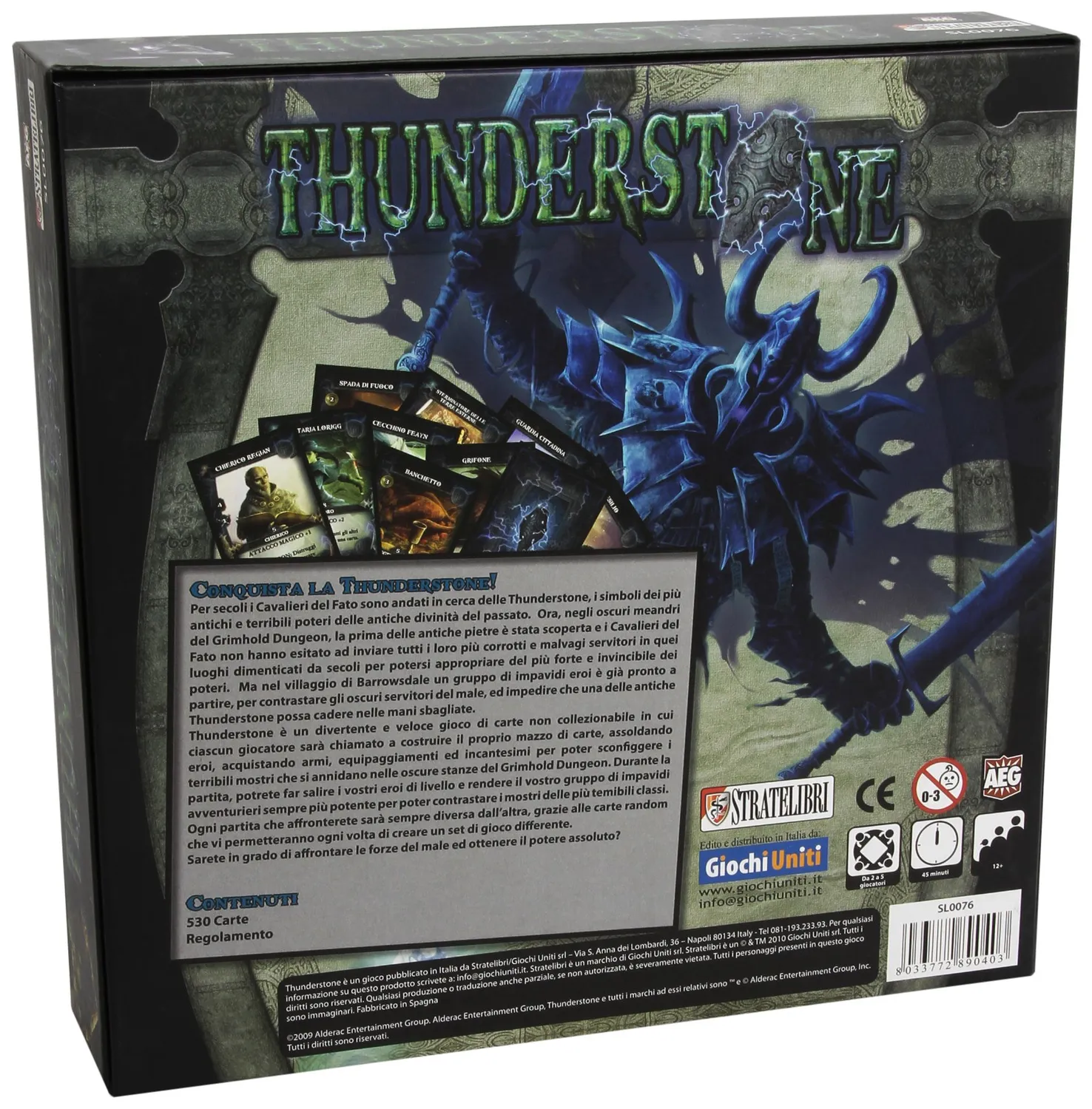 Giochi Uniti Thunderstone gioco di carte deckbuilding base