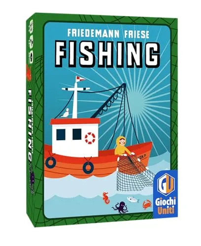 Giochi Uniti GU833 Fishing gioco di carte 3-5 giocatori 8+ anni