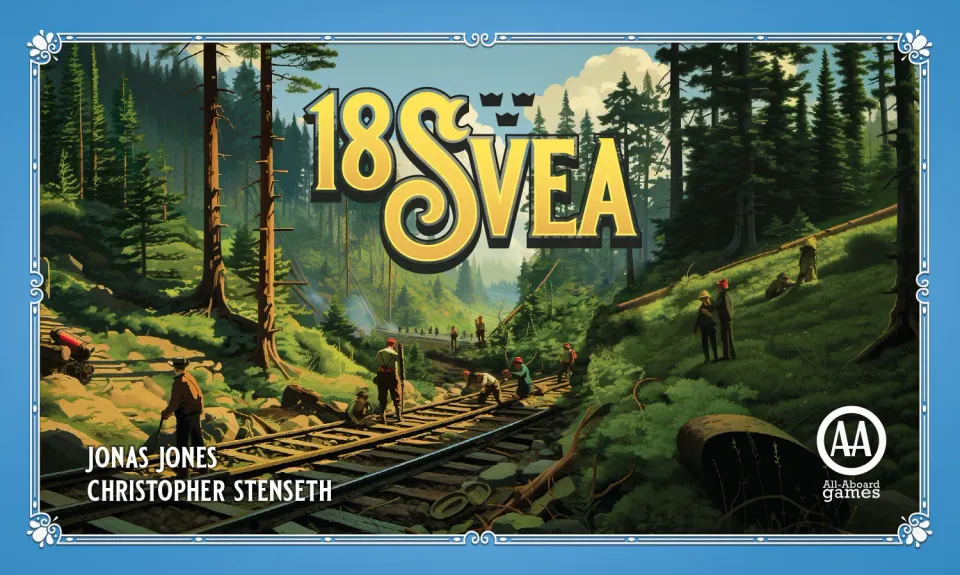 All-Aboard Games 18Svea gioco da tavolo 2-3 giocatori micro 18XX