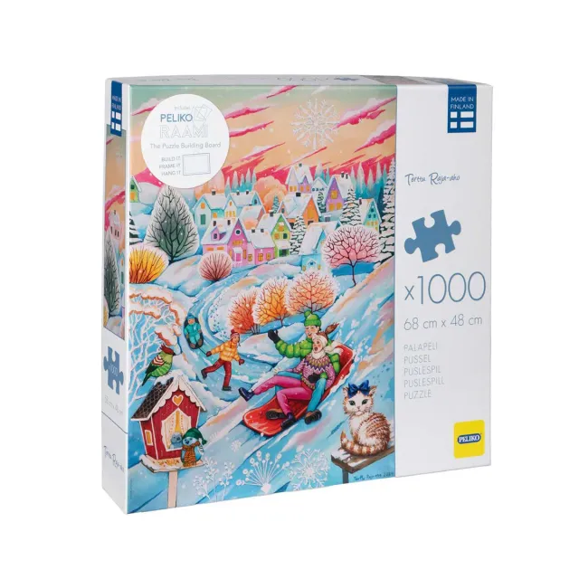 Peliko Terttu Raja-aho Talven iloja puzzle 1000 pezzi invernale