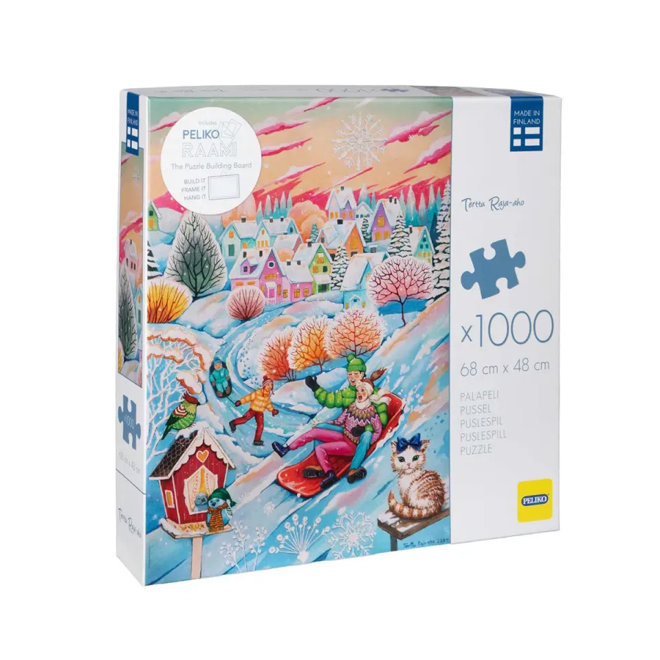Peliko Terttu Raja-aho Talven iloja puzzle 1000 pezzi invernale