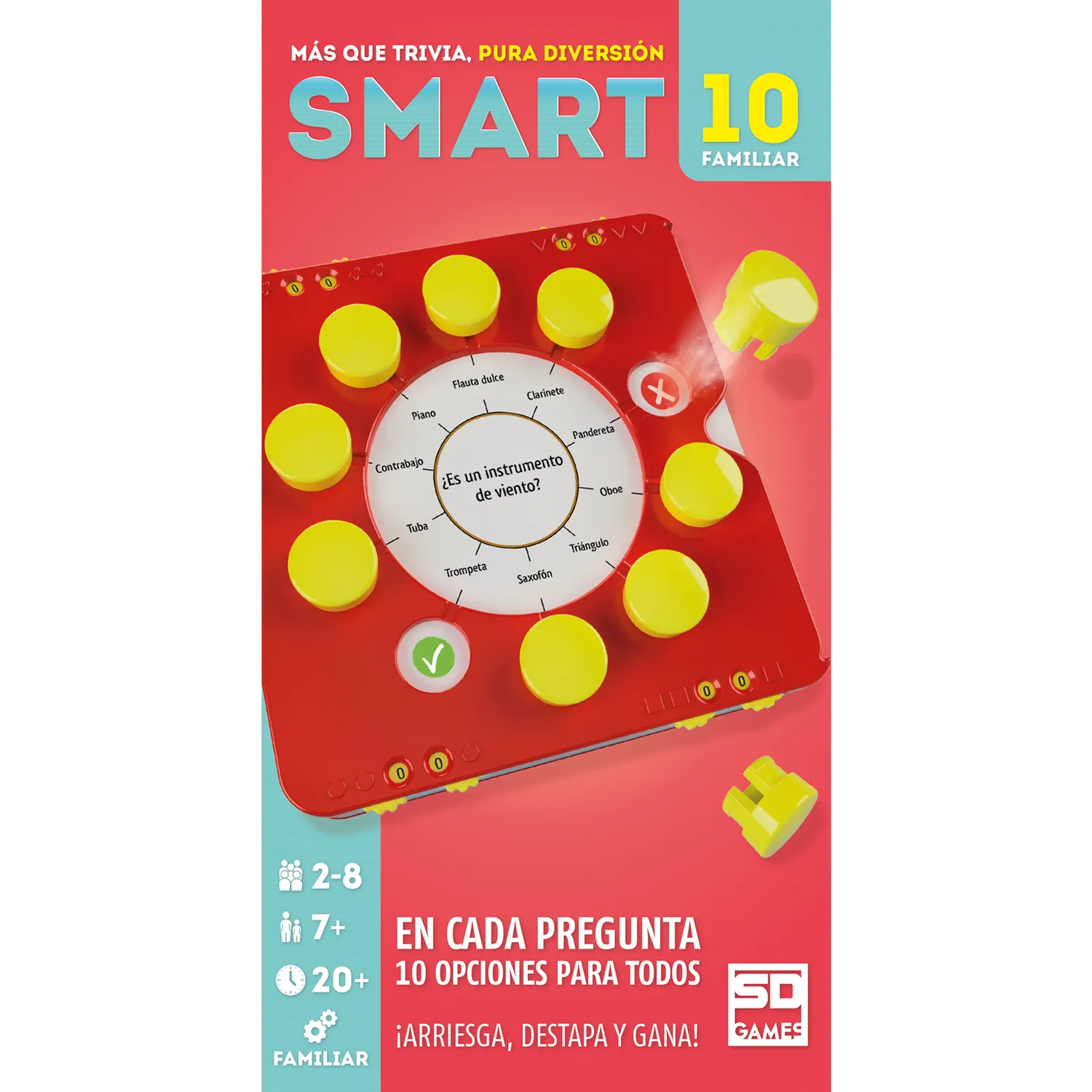 SD Games Smart 10 Familiar quiz 2-8 giocatori