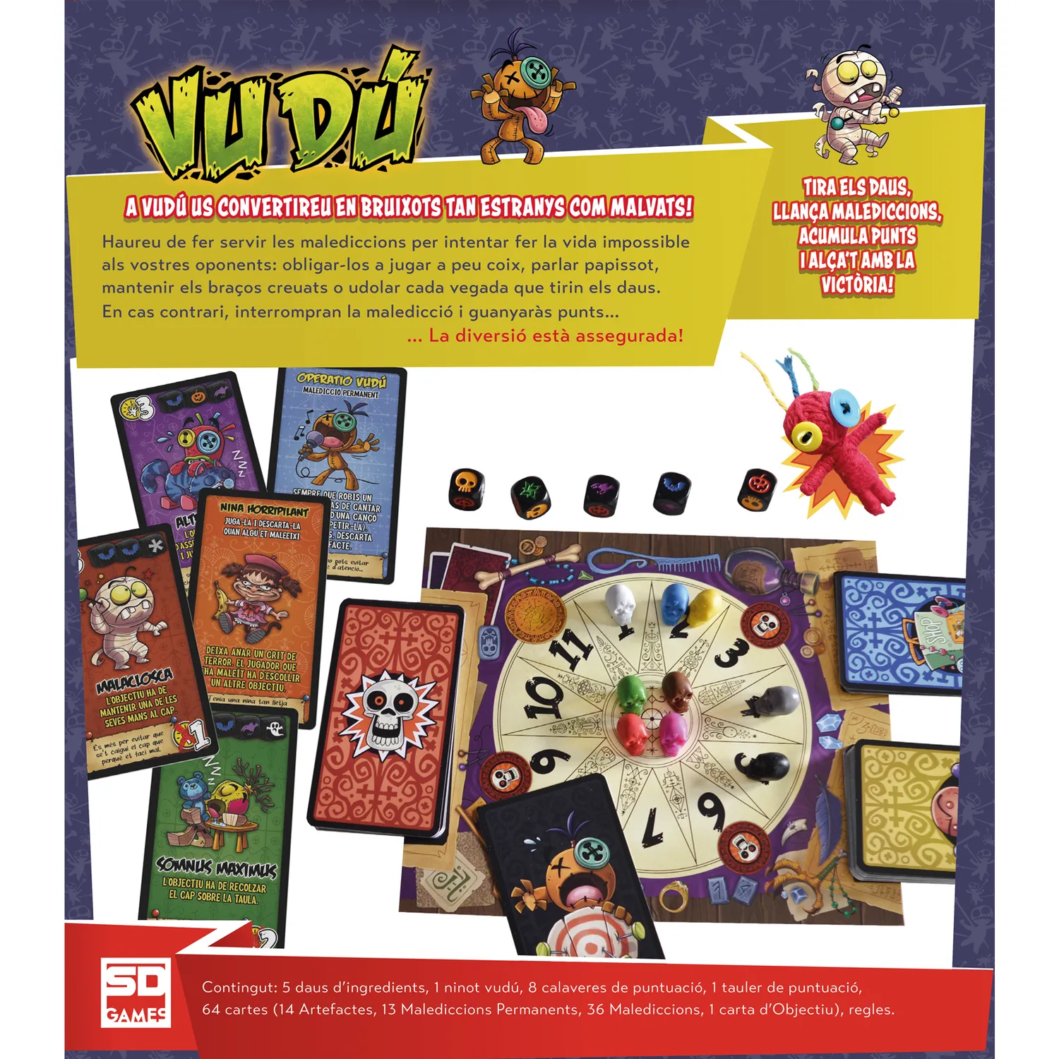 SD Games Vudú gioco di carte edizione catalana