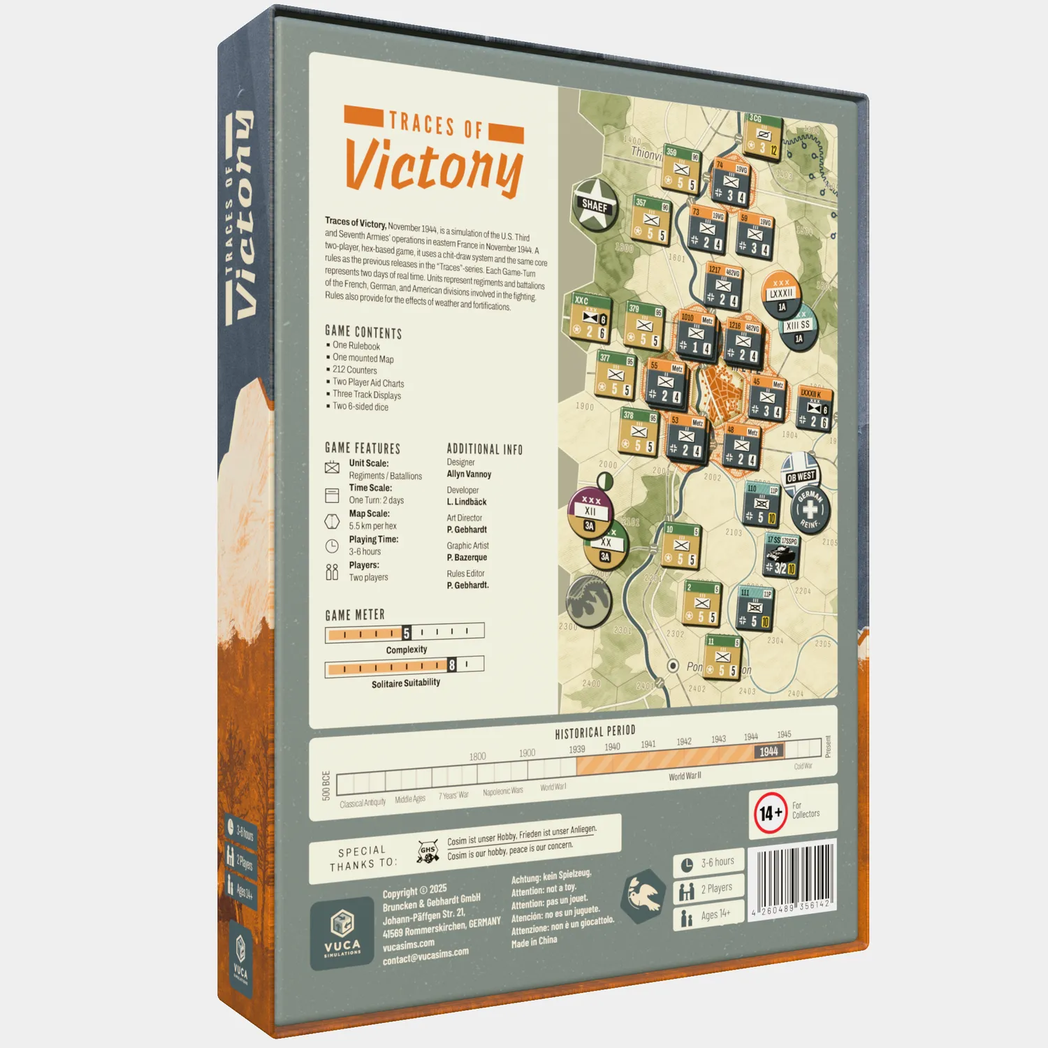 VUCA Simulations Traces of Victory wargame Lorena 1944
