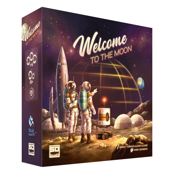 SD Games Welcome to the Moon gioco roll write spazio
