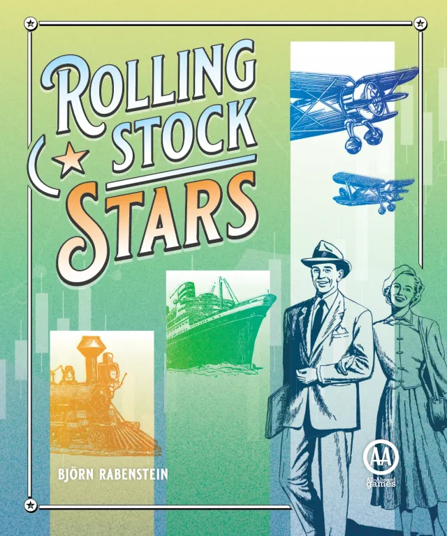 All-Aboard Games Rolling Stock Stars gioco da tavolo internazionale