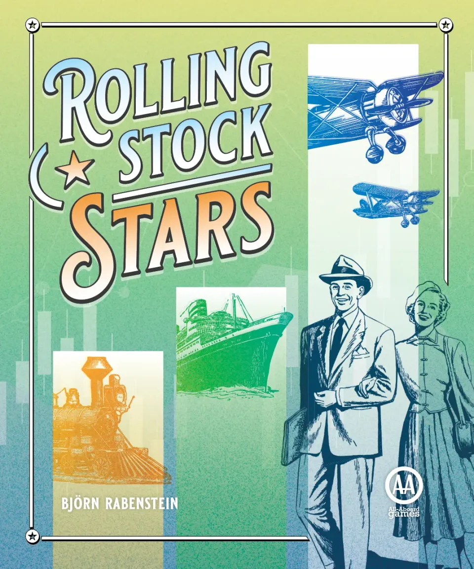 All-Aboard Games Rolling Stock Stars gioco da tavolo internazionale