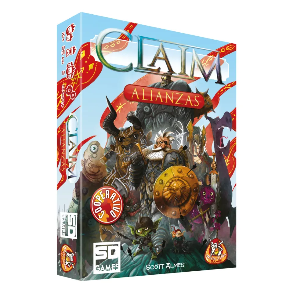 SD Games Claim Alianzas espansione cooperativa 57 carte
