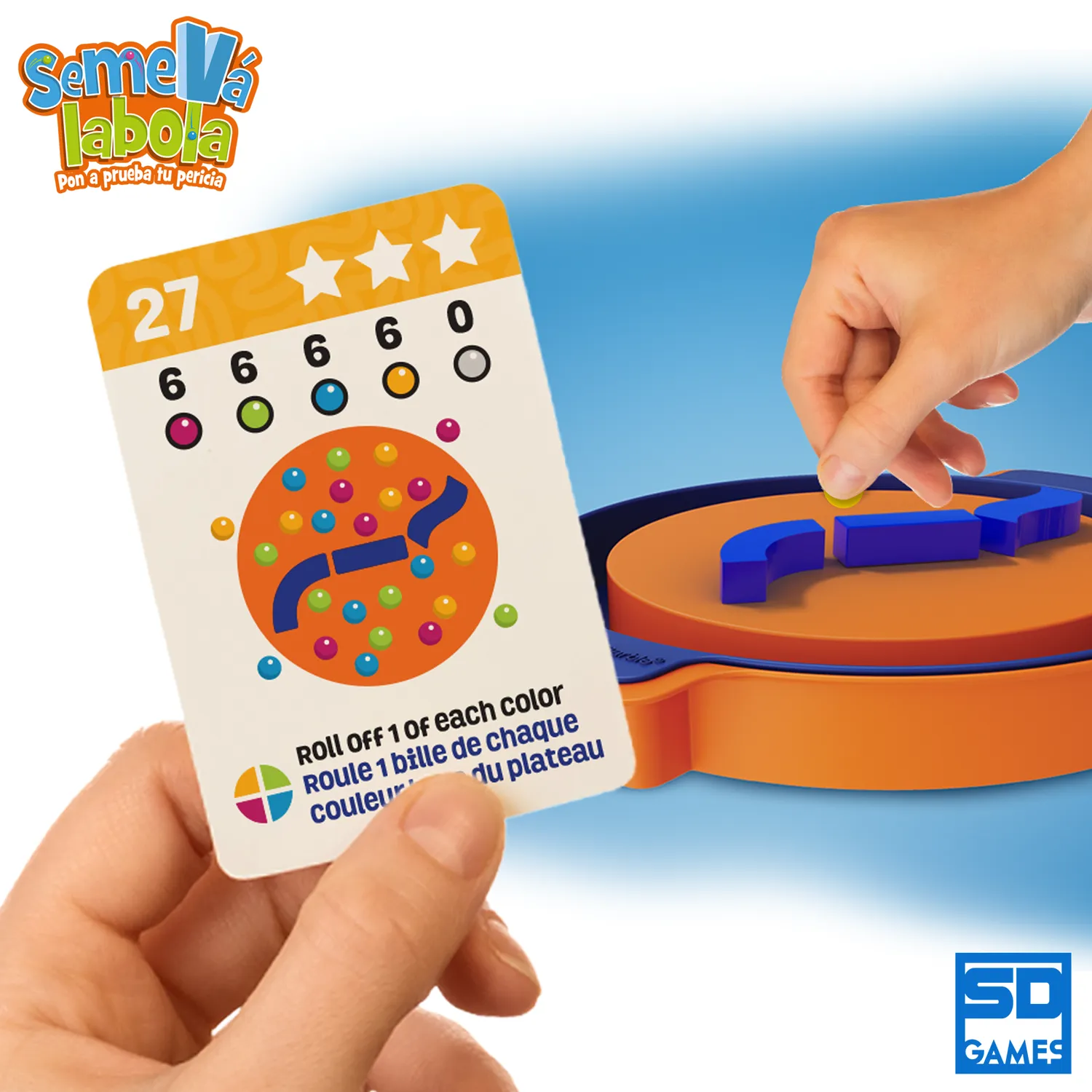 SD Games SemeVá Labola gioco da tavolo destrezza biglie