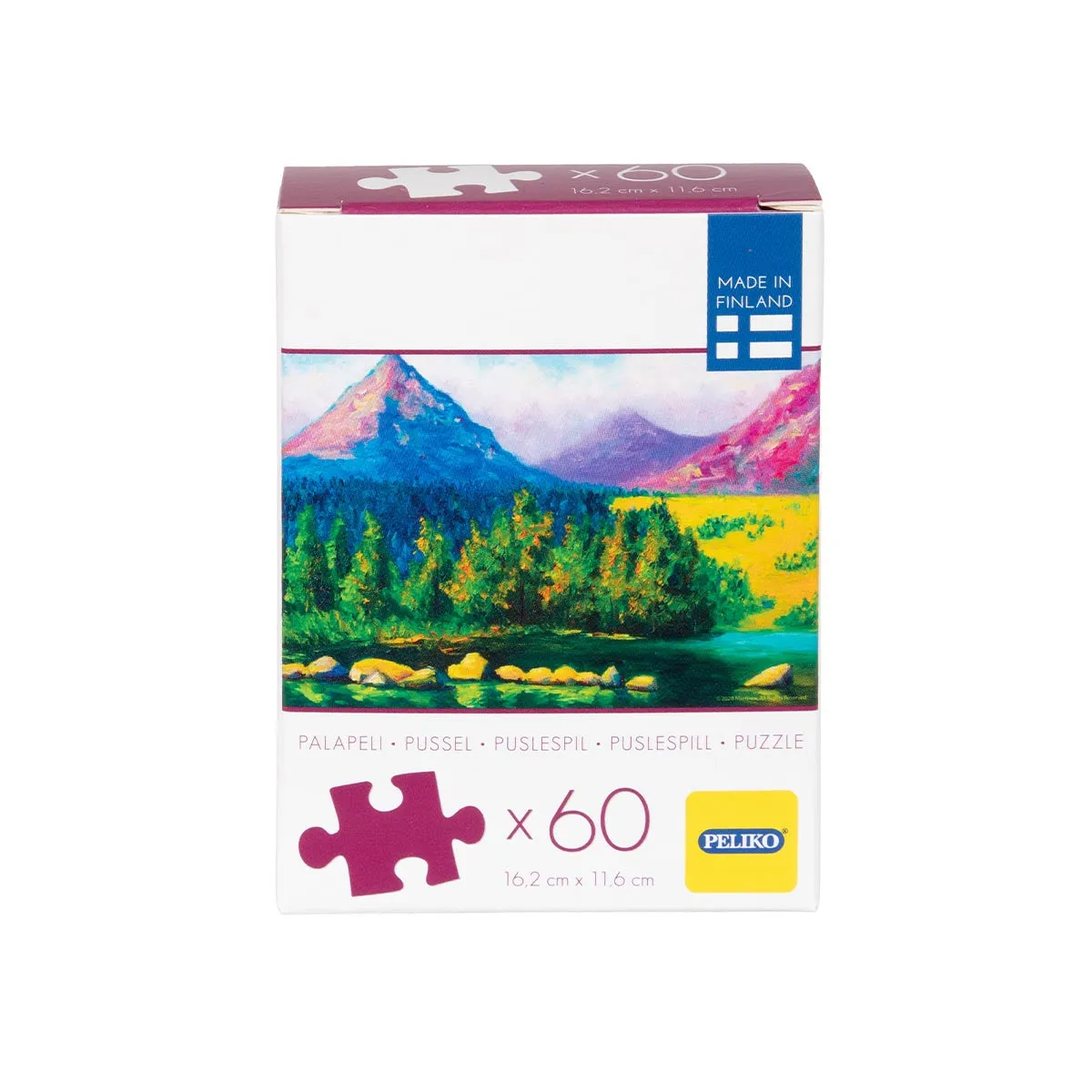 Peliko Minipuzzle Montagna puzzle 60 pezzi
