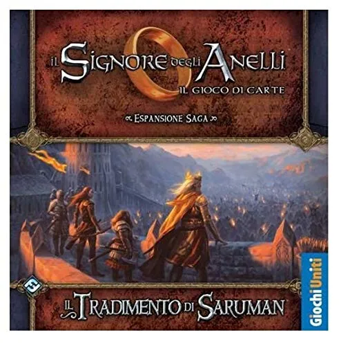 Giochi Uniti Il Signore degli Anelli LCG Tradimento di Saruman espansione