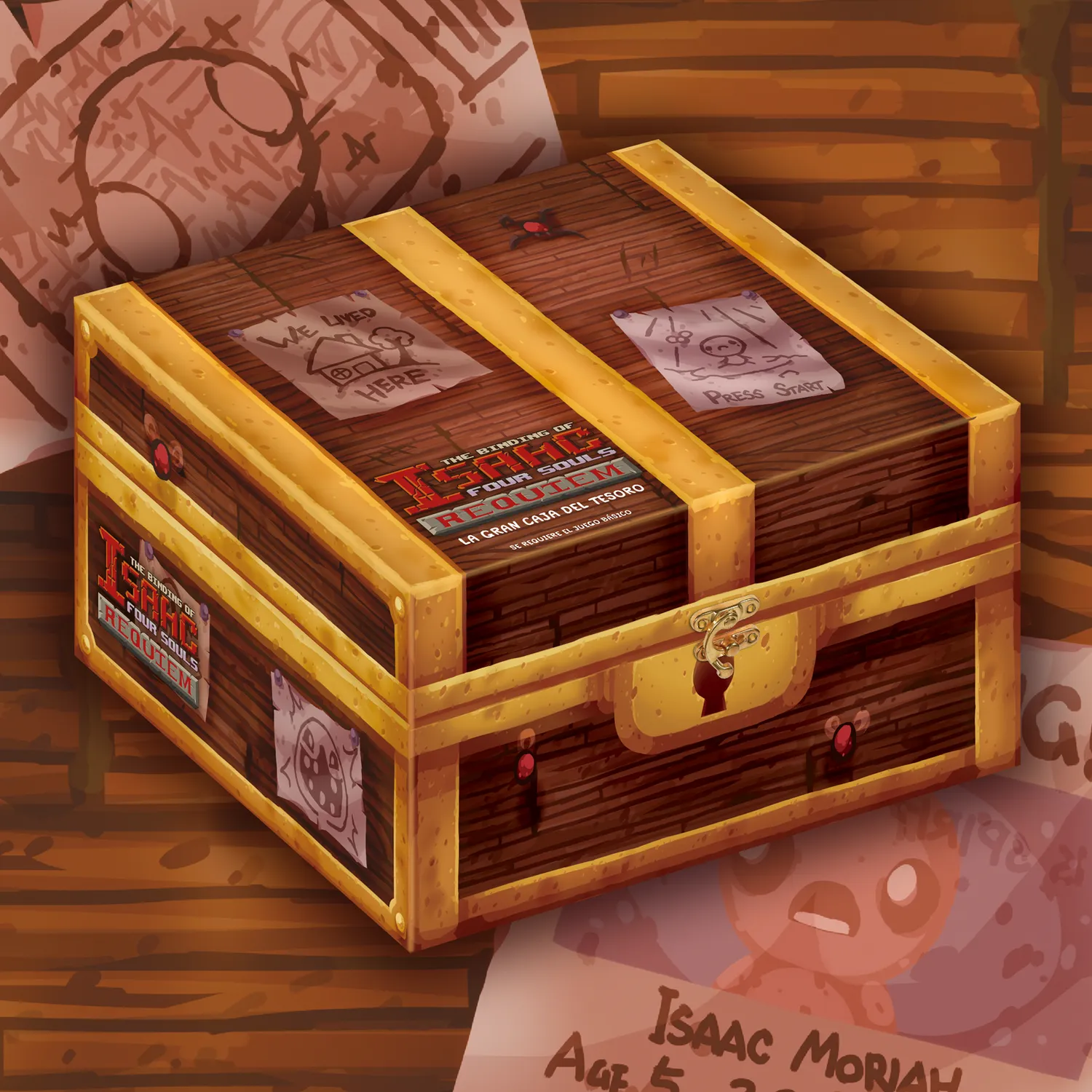SD Games Isaac Four Souls Requiem scatola tesoro espansione
