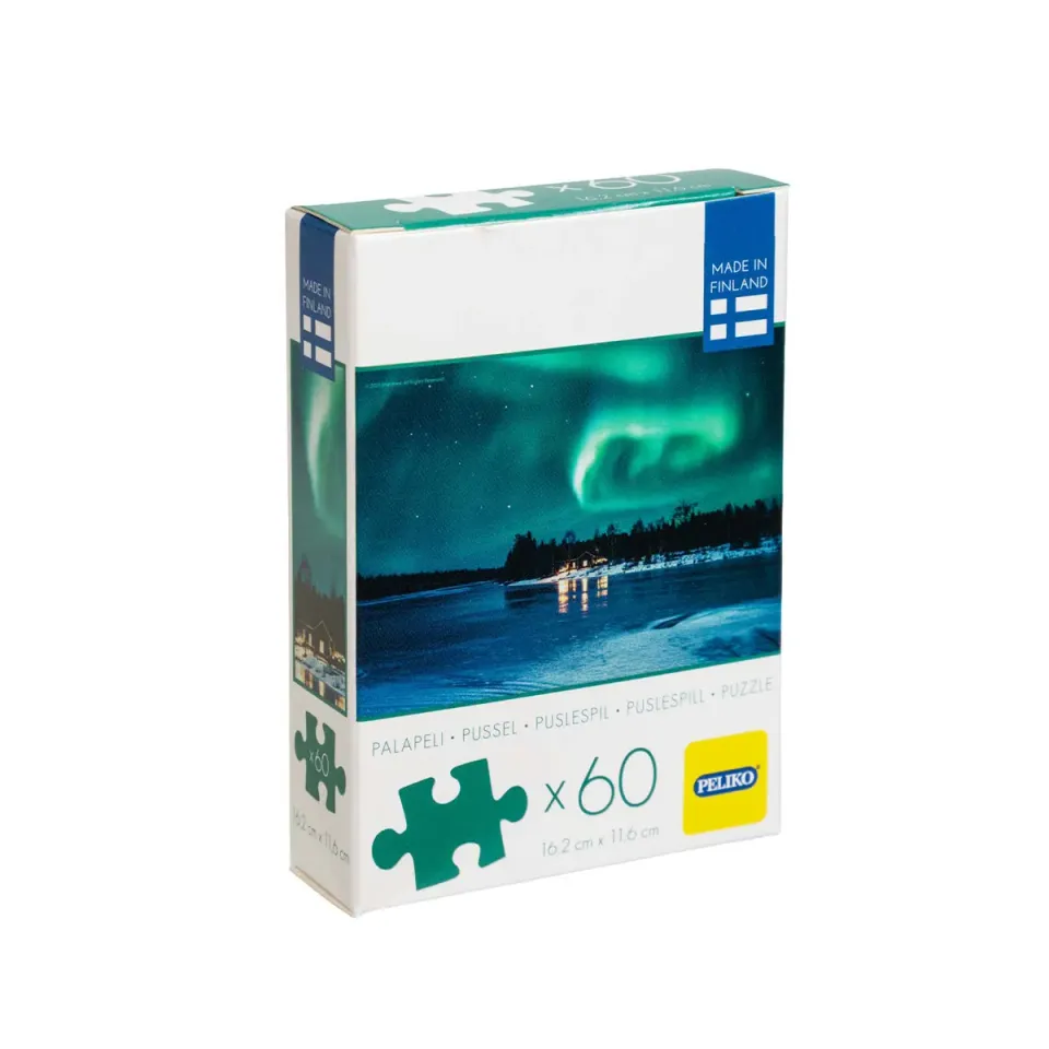 Peliko Minipalapeli Revontulet puzzle 60 pezzi aurora boreale