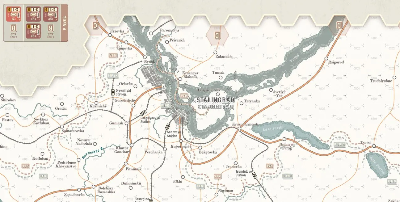 VUCA Against the Iron Ring wargame Stalingrado