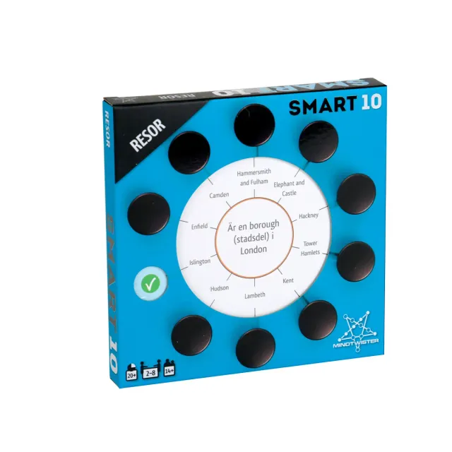 Peliko Smart10 Resor carte quiz viaggi in svedese