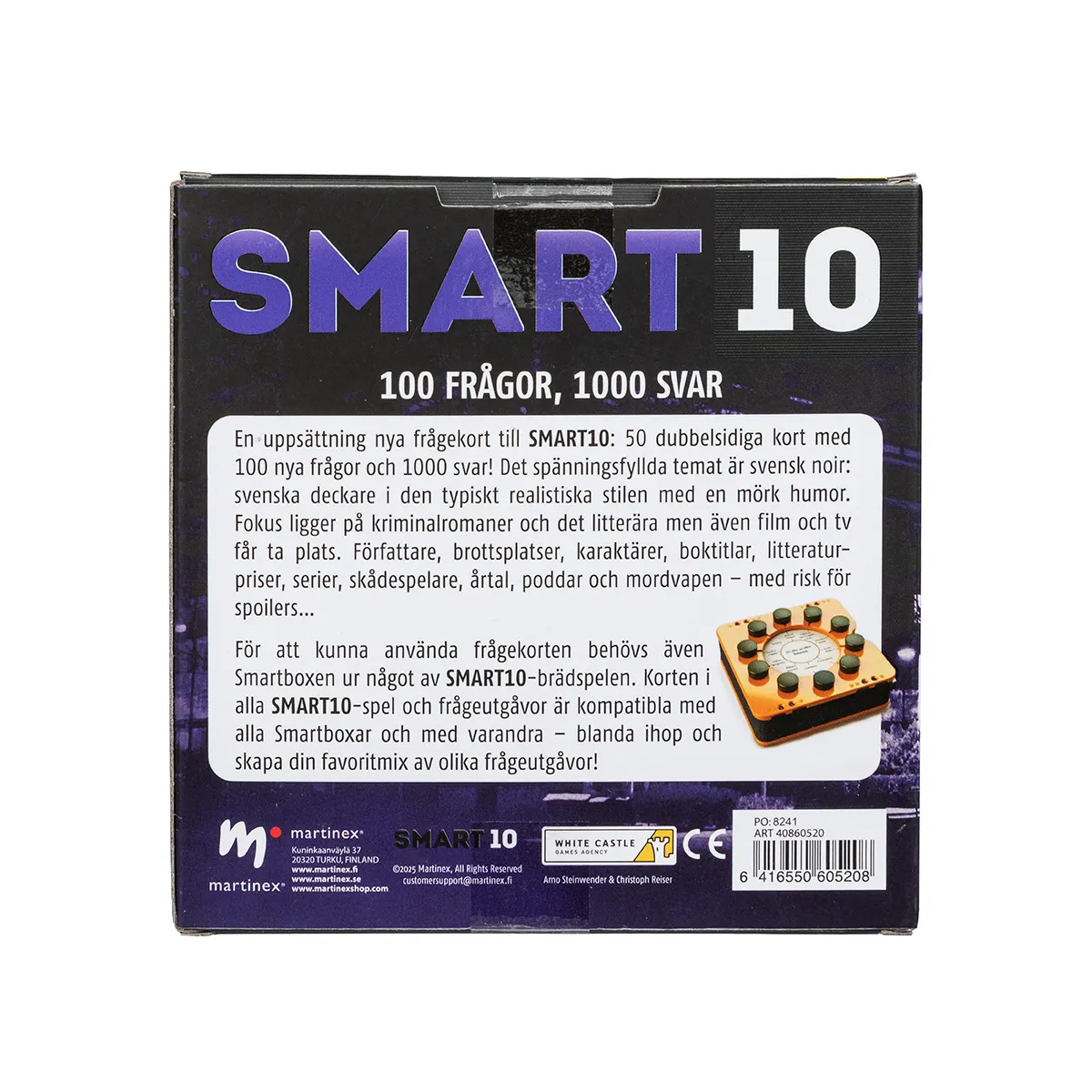 Peliko Smart10 Swedish Noir espansione quiz svedese