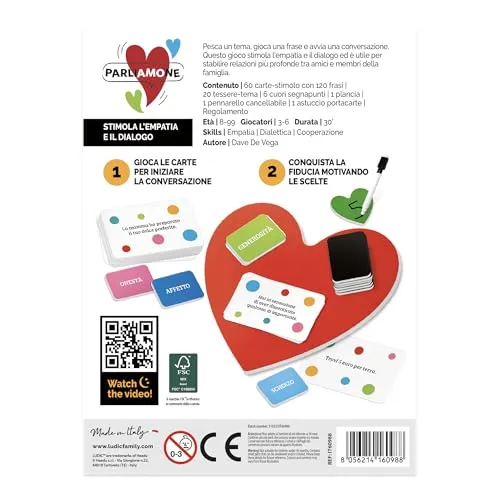Ludic ParliAMOne gioco di società dialogo 3-6 giocatori famiglia