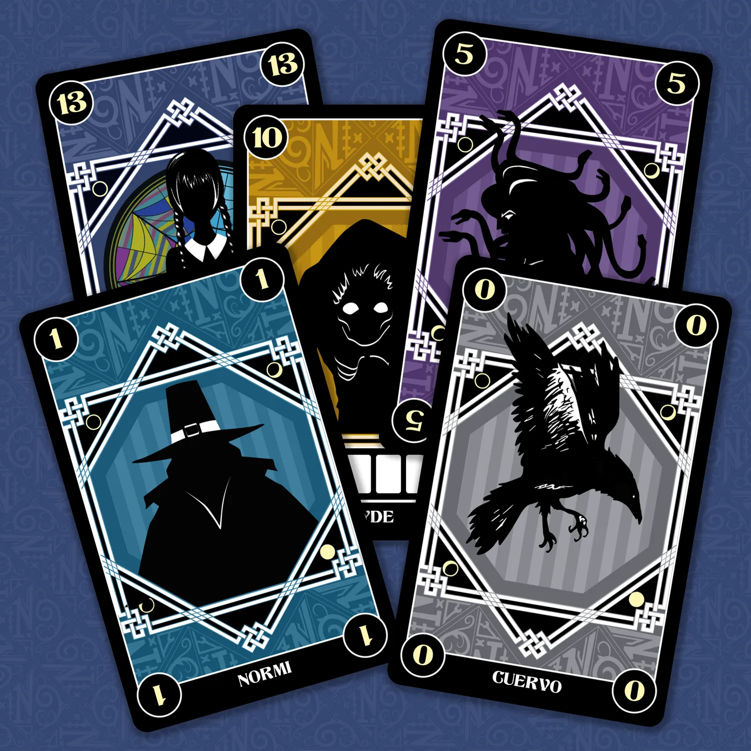 SD Games Mercoledì Creature ed Esclusi gioco di carte oscuro