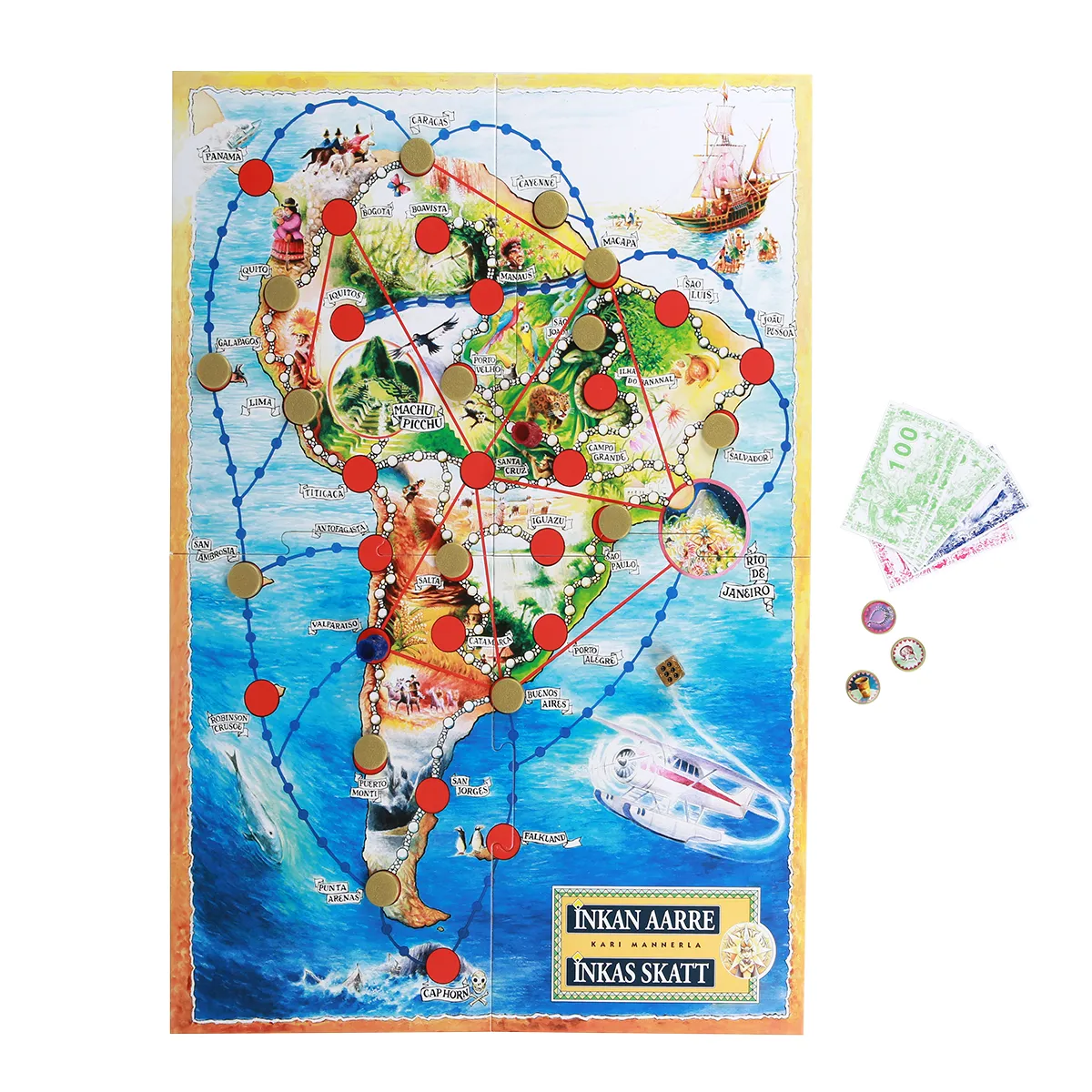 Peliko Inkan Aarre Deluxe gioco da tavolo famiglia