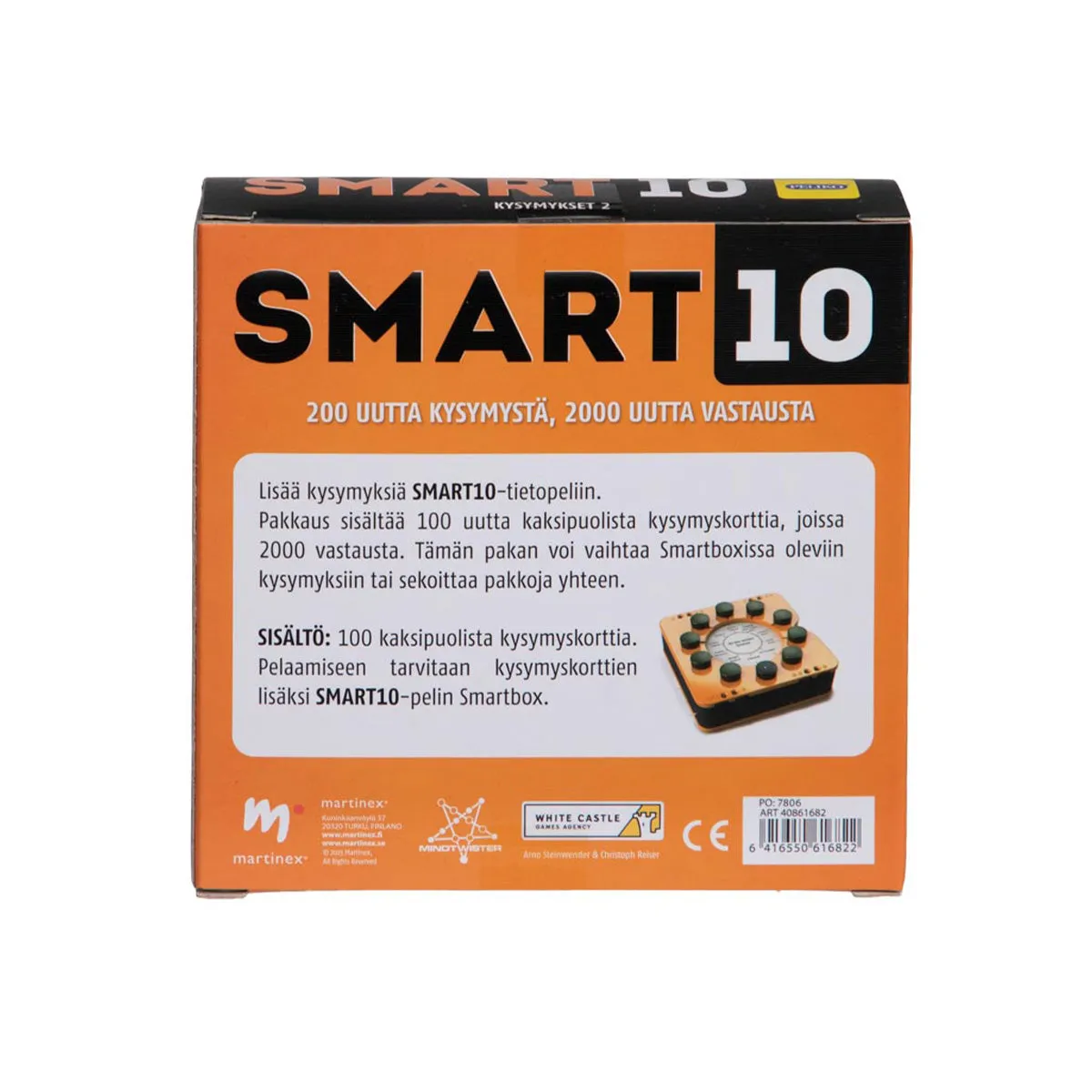 Peliko Smart10 Kysymykset 2 quiz 100 carte espansione